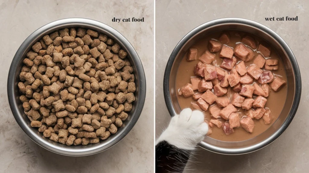 pros and cons of dry cat food